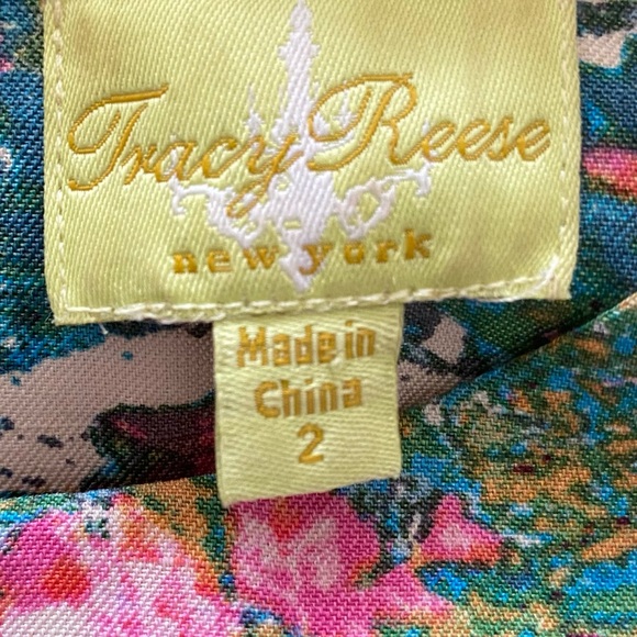 TRACY REESE REVISITED IMPRESSIONIST 4 ANTHROPOLOGIE INTO THE GARDEN DRESS - Picture 9 of 16